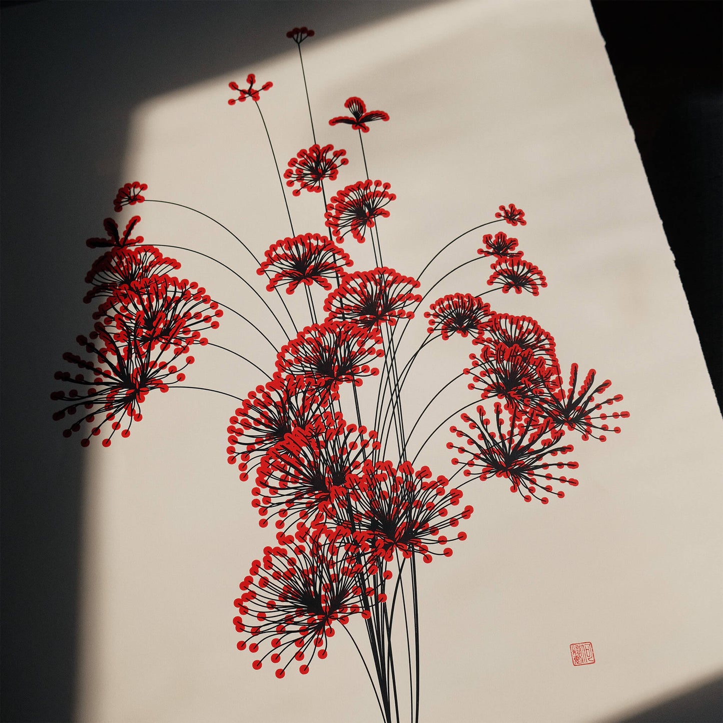 Carnation Screen Print